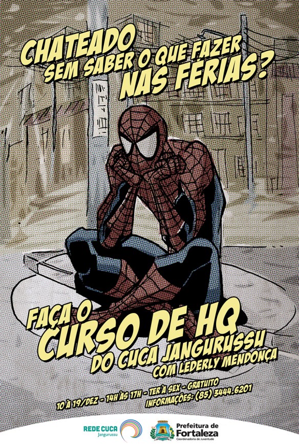 cartaz curso de hq cuca